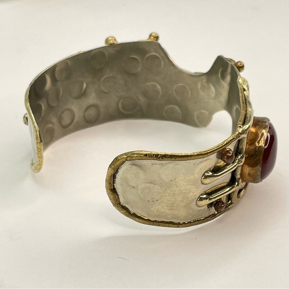 BRUTALIST Mixed Metal Cuff Bracelet - Picture 8 of 16